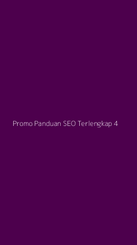 Tampilan Antarmuka Aplikasi Promo Panduan Seo Terlengkap - 4