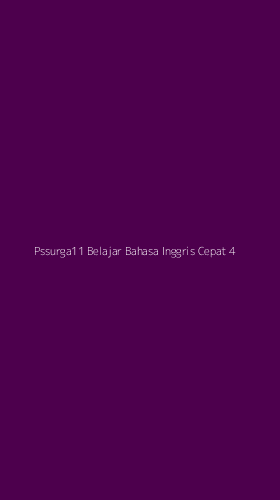 Tampilan Antarmuka Aplikasi Pssurga11 Belajar Bahasa Inggris Cepat - 4