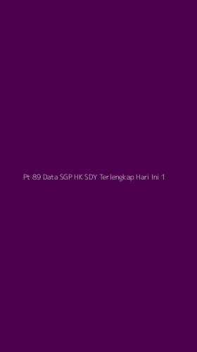 Tampilan Antarmuka Aplikasi Pt 89 Data Sgp Hk Sdy Terlengkap Hari Ini - 1