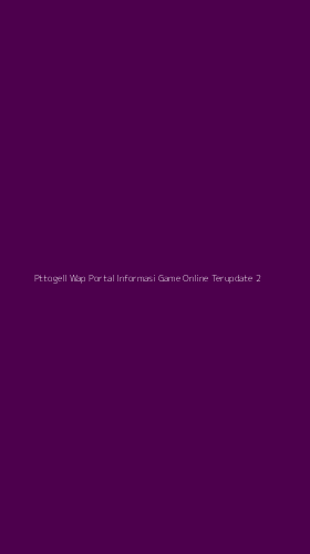 Tampilan Antarmuka Aplikasi Pttogell Wap Portal Informasi Game Online Terupdate - 2