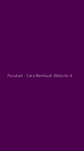 Tampilan Antarmuka Aplikasi Pucukad - Cara Membuat Website - 4