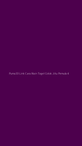 Tampilan Antarmuka Aplikasi Puma33 Link Cara Main Togel Colok Jitu Pemula - 4