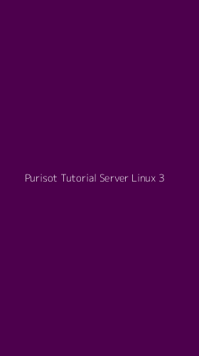 Tampilan Antarmuka Aplikasi Purisot Tutorial Server Linux - 3