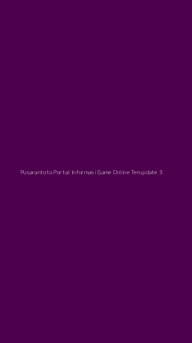 Tampilan Antarmuka Aplikasi Pusarantoto Portal Informasi Game Online Terupdate - 3