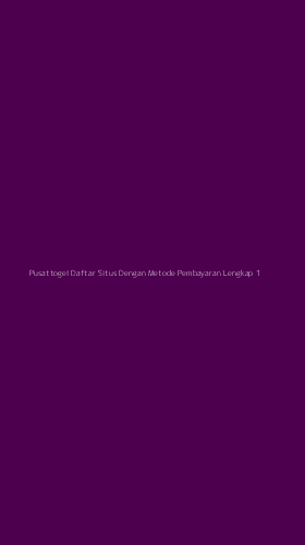 Tampilan Antarmuka Aplikasi Pusattogel Daftar Situs Dengan Metode Pembayaran Lengkap - 1