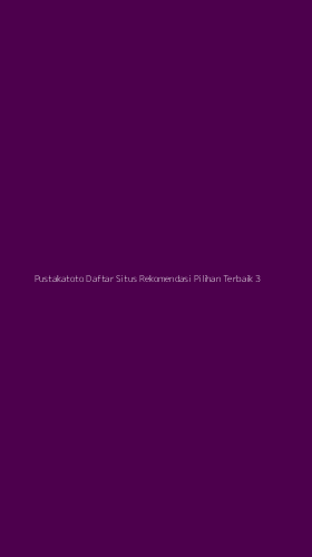 Tampilan Antarmuka Aplikasi Pustakatoto Daftar Situs Rekomendasi Pilihan Terbaik - 3