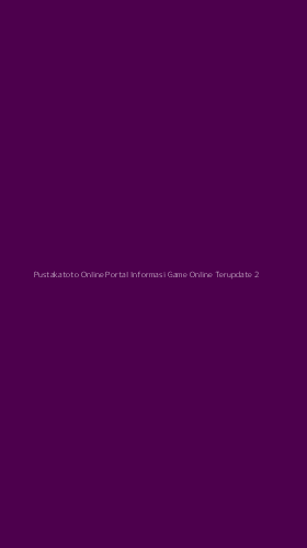 Tampilan Antarmuka Aplikasi Pustakatoto Online Portal Informasi Game Online Terupdate - 2