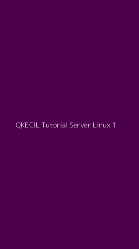 Tampilan Antarmuka Aplikasi Qkecil Tutorial Server Linux - 1