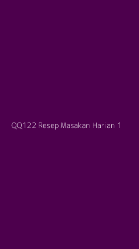 Tampilan Antarmuka Aplikasi Qq122 Resep Masakan Harian - 1