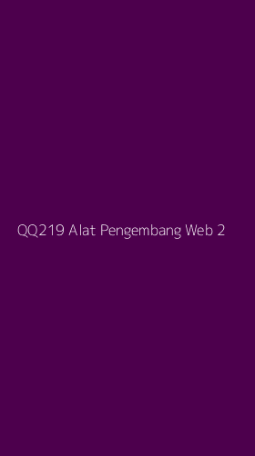 Tampilan Antarmuka Aplikasi Qq219 Alat Pengembang Web - 2