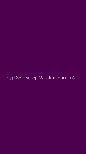 Tampilan Antarmuka Aplikasi Qq1889 Resep Masakan Harian - 4