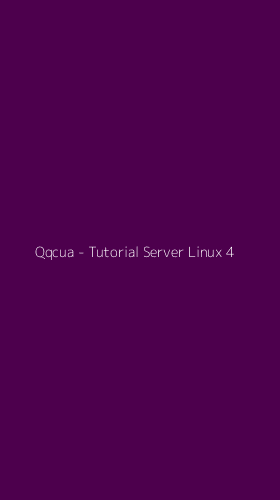 Tampilan Antarmuka Aplikasi Qqcua - Tutorial Server Linux - 4