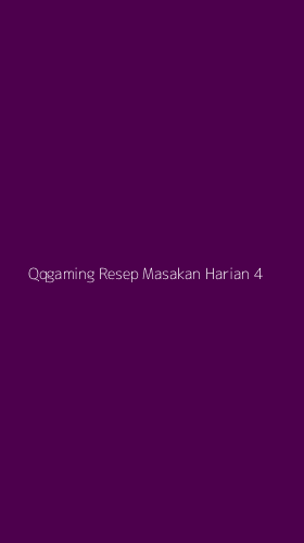 Tampilan Antarmuka Aplikasi Qqgaming Resep Masakan Harian - 4