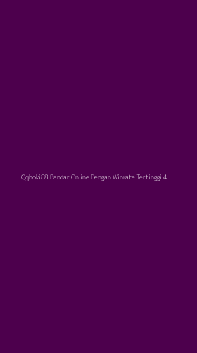 Tampilan Antarmuka Aplikasi Qqhoki88 Bandar Online Dengan Winrate Tertinggi - 4