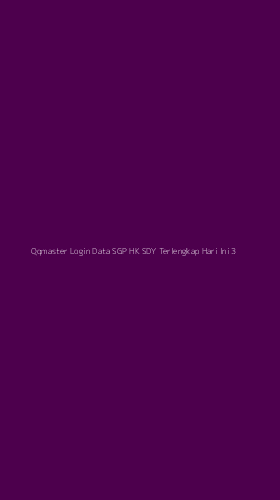 Tampilan Antarmuka Aplikasi Qqmaster Login Data Sgp Hk Sdy Terlengkap Hari Ini - 3