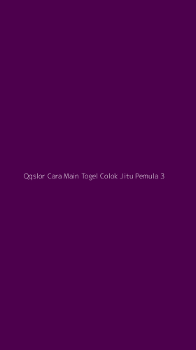 Tampilan Antarmuka Aplikasi Qqslor Cara Main Togel Colok Jitu Pemula - 3