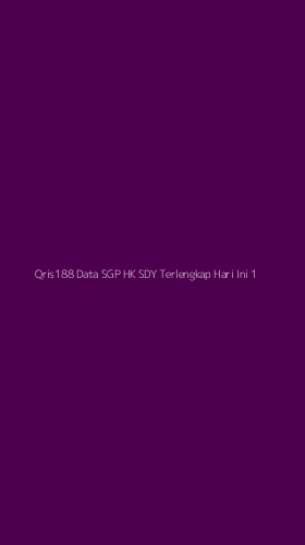 Tampilan Antarmuka Aplikasi Qris188 Data Sgp Hk Sdy Terlengkap Hari Ini - 1