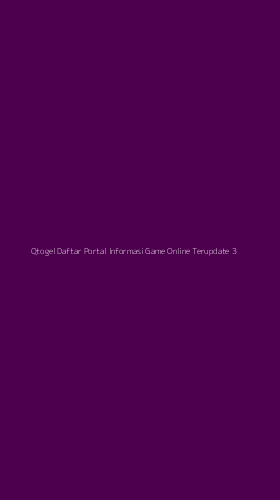 Tampilan Antarmuka Aplikasi Qtogel Daftar Portal Informasi Game Online Terupdate - 3
