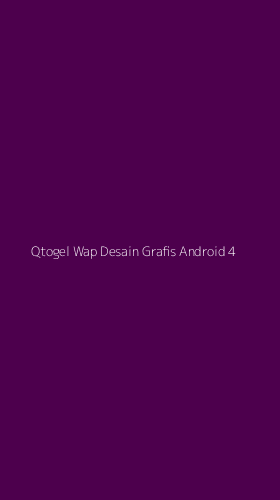 Tampilan Antarmuka Aplikasi Qtogel Wap Desain Grafis Android - 4