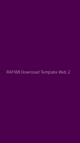 Tampilan Antarmuka Aplikasi Rafi88 Download Template Web - 2
