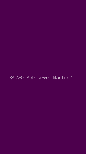 Tampilan Antarmuka Aplikasi Raja805 Aplikasi Pendidikan Lite - 4
