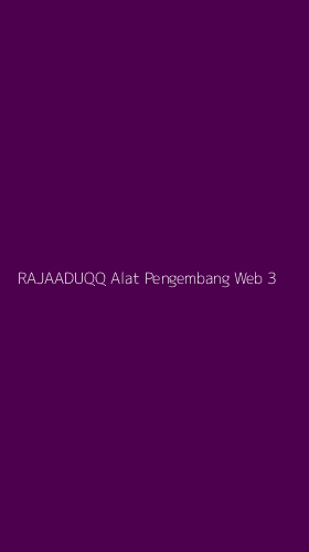 Tampilan Antarmuka Aplikasi Rajaaduqq Alat Pengembang Web - 3