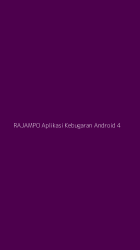 Tampilan Antarmuka Aplikasi Rajampo Aplikasi Kebugaran Android - 4