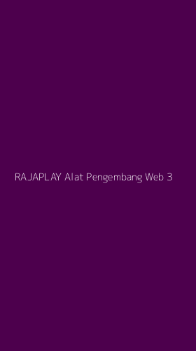 Tampilan Antarmuka Aplikasi Rajaplay Alat Pengembang Web - 3