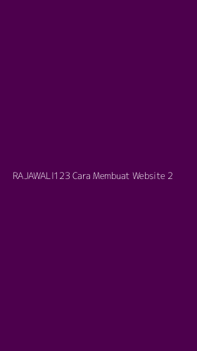 Tampilan Antarmuka Aplikasi Rajawali123 Cara Membuat Website - 2