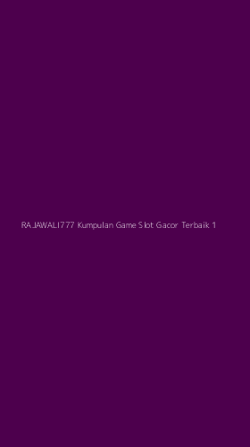 Tampilan Antarmuka Aplikasi Rajawali777 Kumpulan Game Slot Gacor Terbaik - 1