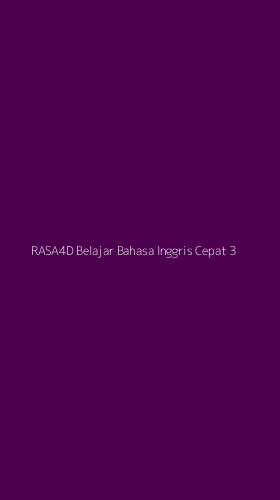 Tampilan Antarmuka Aplikasi Rasa4d Belajar Bahasa Inggris Cepat - 3