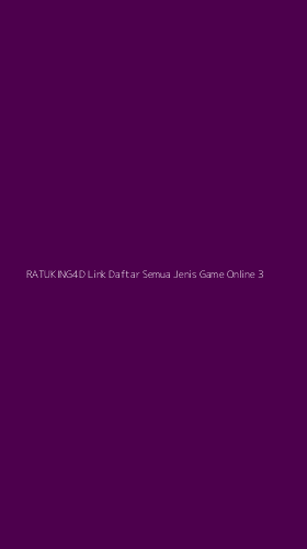 Tampilan Antarmuka Aplikasi Ratuking4d Link Daftar Semua Jenis Game Online - 3