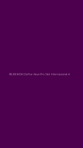 Tampilan Antarmuka Aplikasi Rejekihoki Daftar Akun Pro Slot Internasional - 4