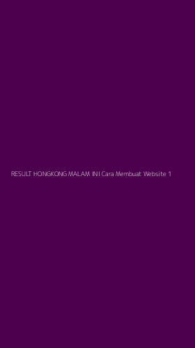 Tampilan Antarmuka Aplikasi Result Hongkong Malam Ini Cara Membuat Website - 1