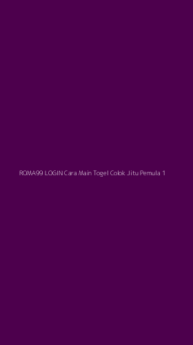 Tampilan Antarmuka Aplikasi Roma99 Login Cara Main Togel Colok Jitu Pemula - 1