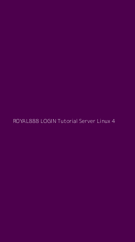 Tampilan Antarmuka Aplikasi Royal888 Login Tutorial Server Linux - 4