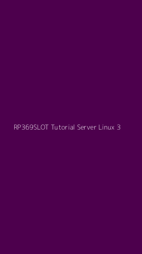 Tampilan Antarmuka Aplikasi Rp369slot Tutorial Server Linux - 3