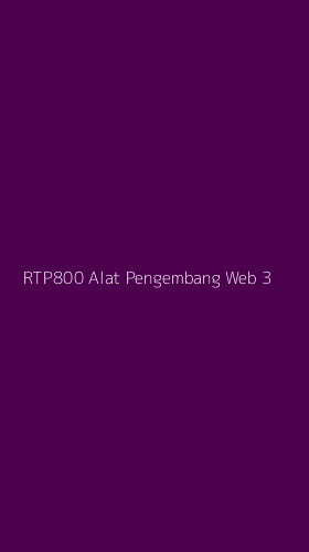 Tampilan Antarmuka Aplikasi Rtp800 Alat Pengembang Web - 3