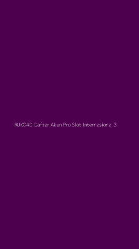 Tampilan Antarmuka Aplikasi Ruko4d Daftar Akun Pro Slot Internasional - 3