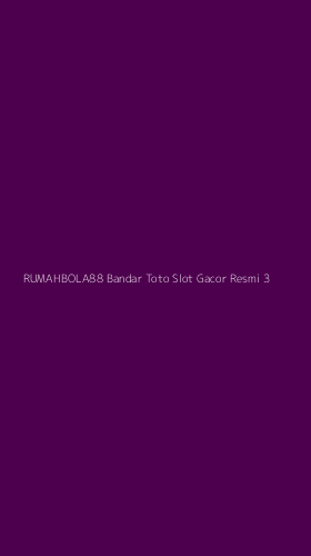 Tampilan Antarmuka Aplikasi Rumahbola88 Bandar Toto Slot Gacor Resmi - 3