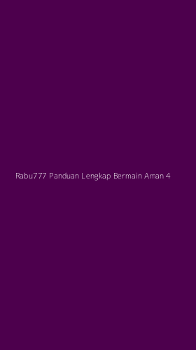 Tampilan Antarmuka Aplikasi Rabu777 Panduan Lengkap Bermain Aman - 4