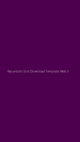 Tampilan Antarmuka Aplikasi Racuntoto Slot Download Template Web - 3