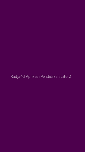 Tampilan Antarmuka Aplikasi Radja4d Aplikasi Pendidikan Lite - 2