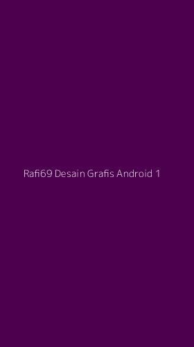 Tampilan Antarmuka Aplikasi Rafi69 Desain Grafis Android - 1