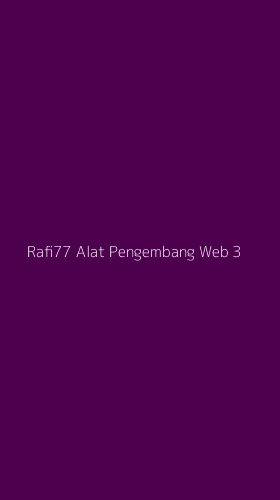 Tampilan Antarmuka Aplikasi Rafi77 Alat Pengembang Web - 3