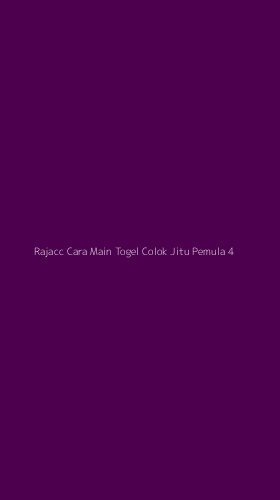 Tampilan Antarmuka Aplikasi Rajacc Cara Main Togel Colok Jitu Pemula - 4