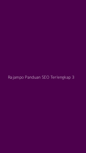 Tampilan Antarmuka Aplikasi Rajampo Panduan Seo Terlengkap - 3