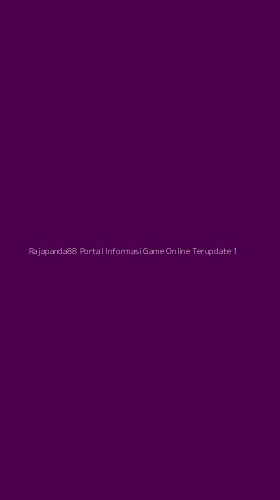 Tampilan Antarmuka Aplikasi Rajapanda88 Portal Informasi Game Online Terupdate - 1