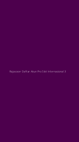 Tampilan Antarmuka Aplikasi Rajasocer Daftar Akun Pro Slot Internasional - 3