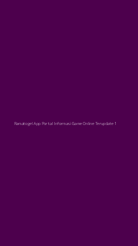 Tampilan Antarmuka Aplikasi Ramatogel App Portal Informasi Game Online Terupdate - 1